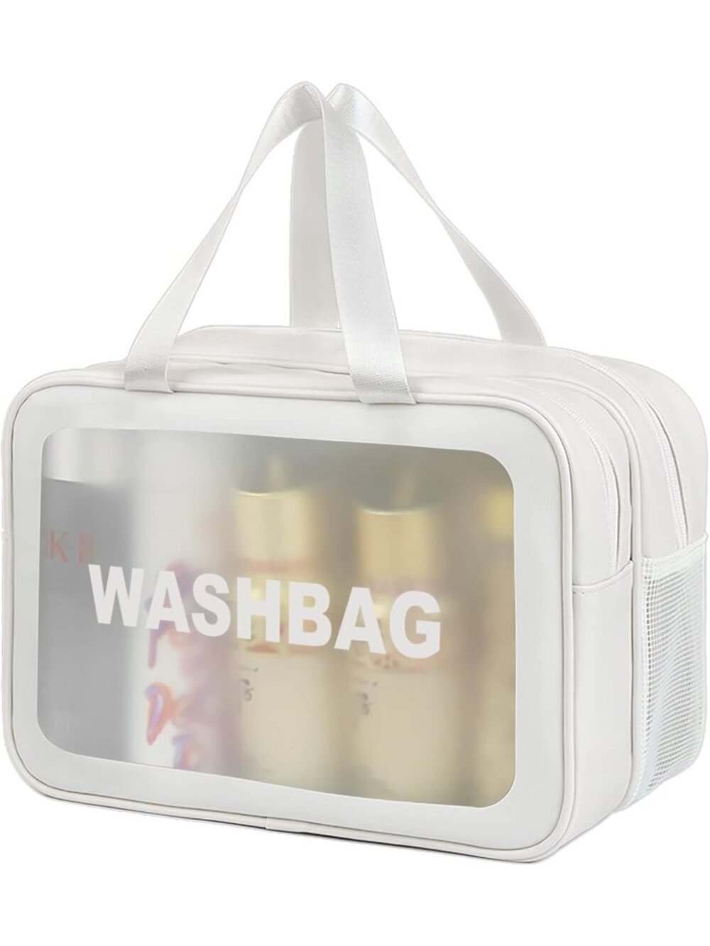 New Travel Toiletry Bag for Women and Men, Matte Translucent Toiletry Bag